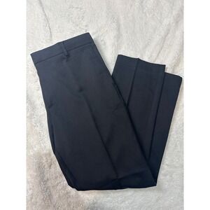 NWT Perry Ellis Portfolio Dress Pants Mens 36x30 Black Slim Fit PTBFC005